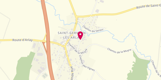 Plan de GENEVOIX Régis, Chemin de la Butte, 39210 Saint-Germain-lès-Arlay