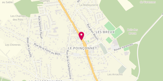 Plan de 2 B Fermetures, 69 avenue de la Forêt, 36330 Le Poinçonnet