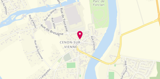 Plan de Dj menuiserie, 2 Rue de Normandie, 86530 Cenon-sur-Vienne