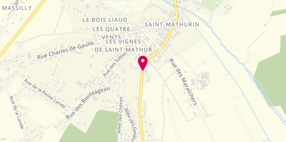 Plan de DEVAUX Guy, 1 Route de Poitiers, 86140 Lencloître