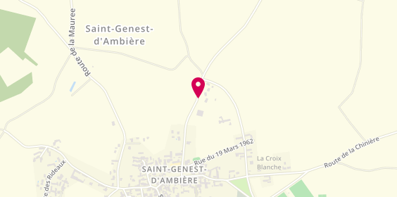 Plan de GUY Christophe et Claudine, 8 Route Sossay, 86140 Saint-Genest-d'Ambière