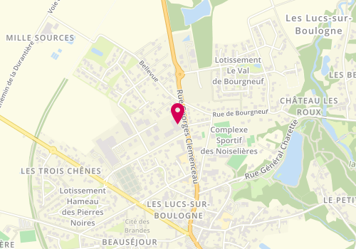 Plan de SMC Bois, 443 Rue Georges Clemenceau, 85170 Les Lucs-sur-Boulogne