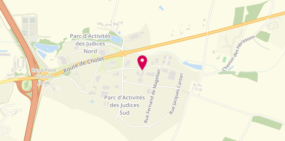 Plan de Mcm Bois : Menuisier Charpentier Pergola à Challans, 14 Rue Jacques Cartier, 85300 Challans