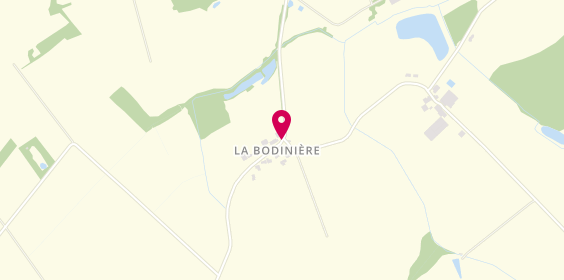 Plan de 2B Menuiserie, 1 la Bodinière, 85260 Montréverd