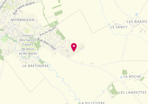 Plan de M.G Agencement, Zone Artisanale la Lande du Navineau, 85260 Montréverd