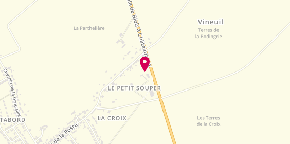 Plan de Menuiserie Artisanale Pascal Michaud, Zone Artisanale Petit Souper, 36110 Vineuil