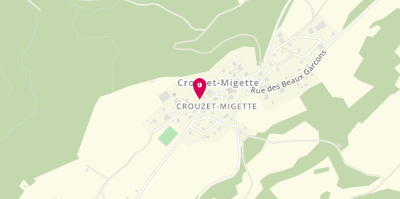 Plan de Ab Création Menuiserie Bois, 2 impasse Melisane, 25270 Crouzet-Migette