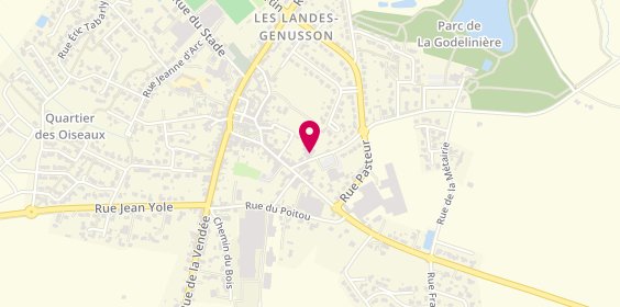 Plan de Atelier Martial Menuiserie, 5 Rue d'Auvergne, 85130 Les Landes-Genusson