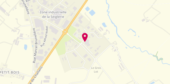 Plan de PRIN Jean Philippe : Menuiserie - Charpente - Gouttières, 10 Rue Clément Ader - Zone Industrielle la Seiglerie 2, 44270 Machecoul-Saint-Même