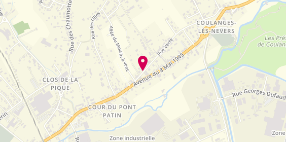 Plan de Menuiserie Amenagement Lecomte Robert, 15 Rue Verte, 58660 Coulanges-lès-Nevers