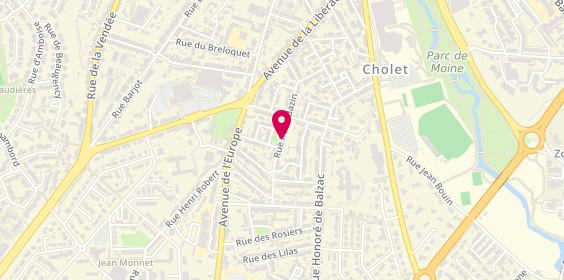 Plan de Retailleau Nicolas, 43 Rue René Bazin, 49300 Cholet