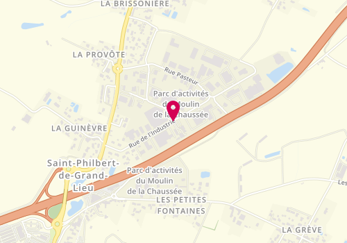 Plan de C M Menuiserie, 14 Rue de l'Industrie, 44310 Saint-Philbert-de-Grand-Lieu
