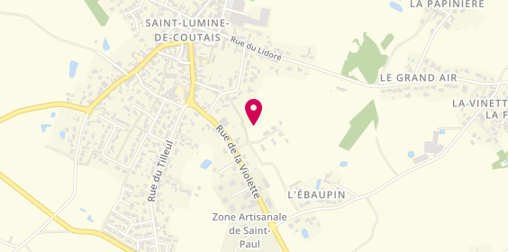 Plan de Atelier du Lac, 12 Rue du G&Eacute;N&Eacute;Ral de Gaulle, 44310 Saint-Lumine-de-Coutais