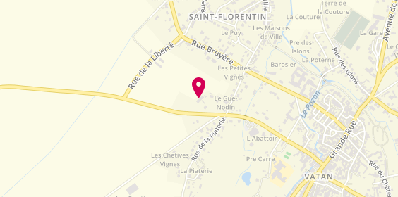 Plan de Menuiserie Thenot, 1 Rue du Gué Nodin, 36150 Saint-Florentin