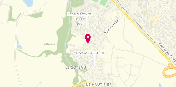 Plan de ALMG Charpente Menuiserie Agencement, 14 la Galussière Rive Gauche, 44190 Gorges