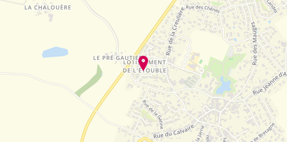 Plan de SP Menuiserie, 3 Rue Paul Gauguin, 49450 Sèvremoine