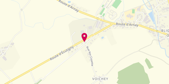 Plan de Menuiserie Pourtaud Yohan, 11 Route d'Ecutigny, 21360 Bligny-sur-Ouche