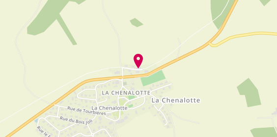 Plan de GP Menuiserie Vermot Sàrl, 7 Rue Clos de la Vie, 25500 La Chenalotte