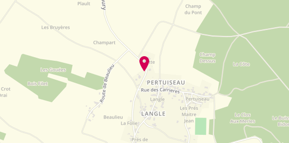 Plan de Alain Rapeau Menuiserie, 25 Route de Soury, 58400 Chaulgnes