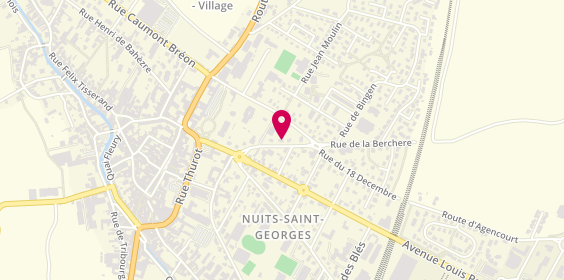 Plan de Sanchez et Fils, 11 Rue du 18 Décembre, 21700 Nuits-Saint-Georges