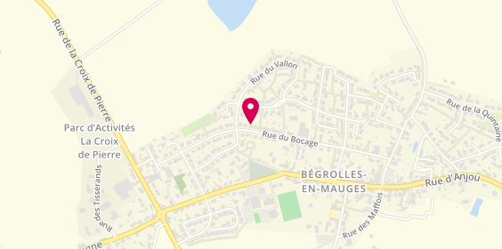 Plan de Agia, 30 Rue du Bocage, 49122 Bégrolles-en-Mauges