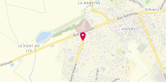 Plan de MARTINEAU Jean-Louis, Vihiers 11 Route Saint Hilaire, 49310 Lys-Haut-Layon