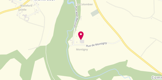 Plan de Etablissements Ribreau, Route de Montigny, 37460 Montrésor