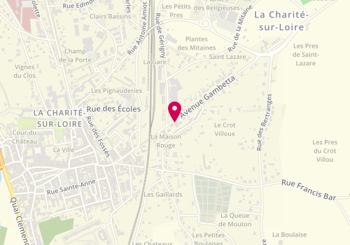 Plan de SAS Bbs, 26 Bis avenue Gambetta, 58400 La Charité-sur-Loire