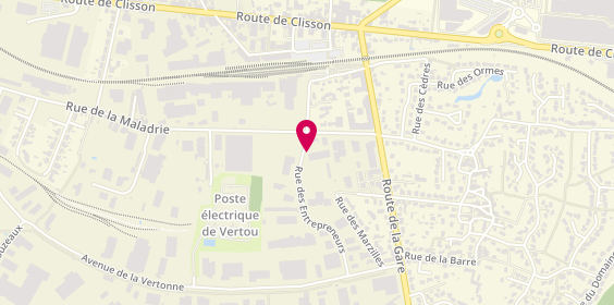 Plan de Chuuut, 16 Rue des Entrepreneurs, 44120 Vertou