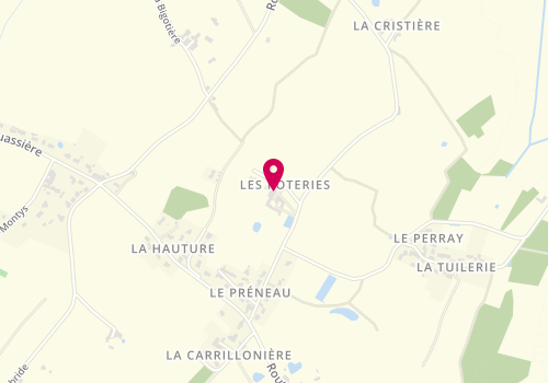 Plan de Label Menuiserie, 15 Les Poteries, 44115 Haute-Goulaine