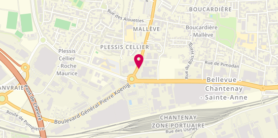 Plan de J.L.P Concept, 2 Boulevard Jean Moulin, 44100 Nantes