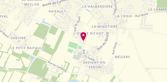 Plan de Menuiserie Julienne, Rue du Stade, 37420 Savigny-en-Véron