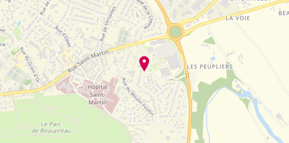 Plan de Amippro 49, 2 Rue des Chardonnerets, 49600 Beaupréau-en-Mauges