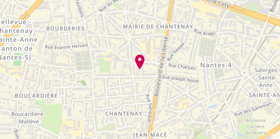 Plan de De la Laurencie Bertrand, 7 Rue Larey, 44100 Nantes