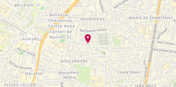 Plan de Moussa Menuiserie, 27 Rue du Moulin de l'Abbaye, 44100 Nantes