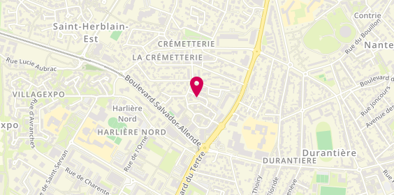 Plan de COLLEAUX Thomas Charpente Menuiserie, 19 Rue des Mimosas, 44800 Saint-Herblain