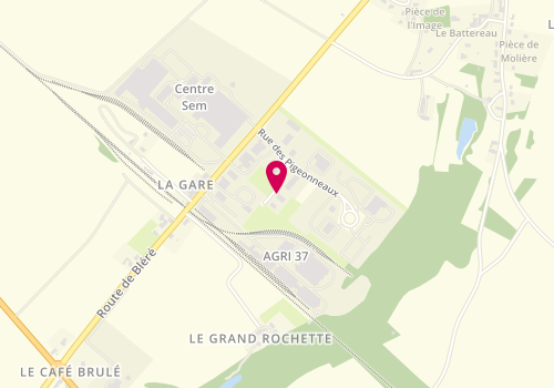 Plan de Thierry Chaboty, 5 Rue des Fontaines - Zone Artisanale la Gare, 37310 Reignac-sur-Indre