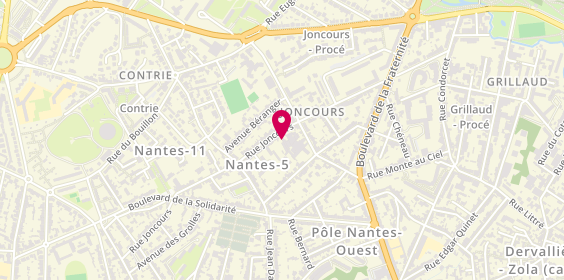 Plan de Menuiserie Piau, 113 Rue Joncours, 44100 Nantes