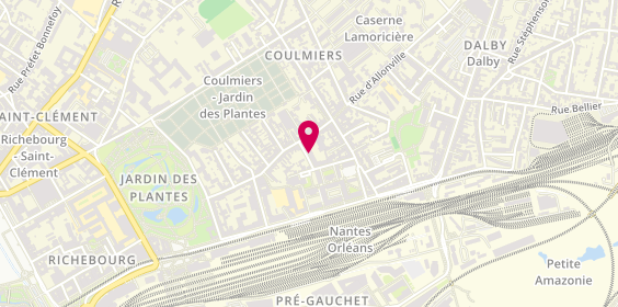 Plan de Duvieu et Fils, 2 Rue Audige, 44000 Nantes