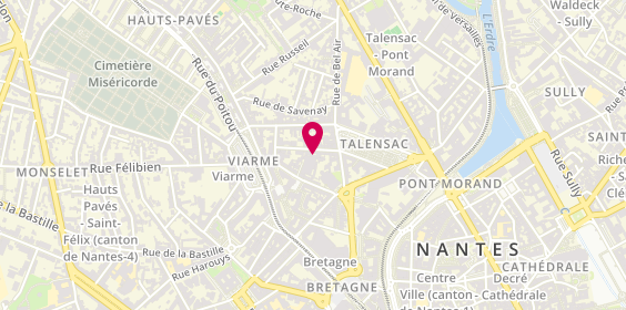 Plan de Ae Habitat, 11 Rue Auguste Brizeux, 44000 Nantes