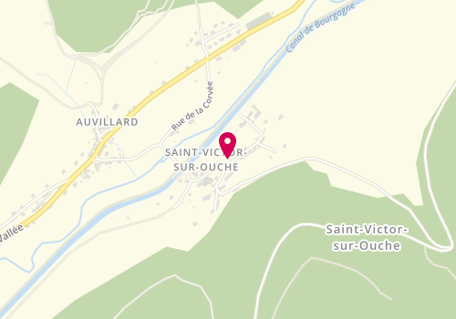 Plan de La Maison des Charpentiers, Zone Artisanale Route Départementale 33, 21410 Saint-Victor-sur-Ouche