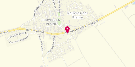 Plan de A.collardot, 14 Rue des Ducs de Bourgogne, 21110 Rouvres-en-Plaine
