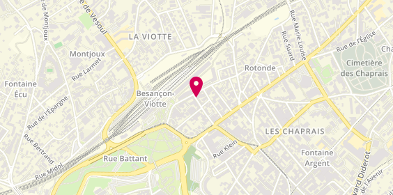 Plan de Menuiserie G.L Fermetures, 14 Rue de l'Industrie, 25000 Besançon
