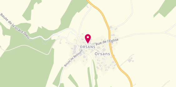 Plan de EURL Parola Gaetan, Route Départementale, 25530 Orsans