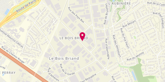 Plan de Komilfo Stores et Menuiseries de l'Aubinière à Nantes Est - Pergolas, Stores, Fenêtres, 28 Rue du Bois Briand, 44300 Nantes