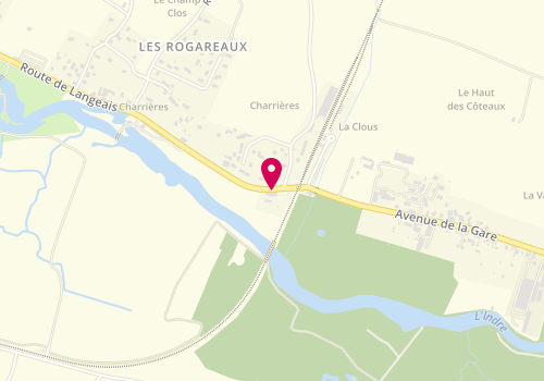 Plan de Opti'Services, 3 Route de Langeais, 37190 Azay-le-Rideau