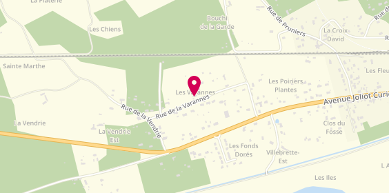 Plan de Francvillois Agencement, 25 Rue Varannes, 41200 Villefranche-sur-Cher