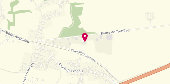 Plan de Ateliers Menuiserie Bourgeois, Route du Pont de Lesnais la Noë d'Armangeo, 44600 Saint-Nazaire