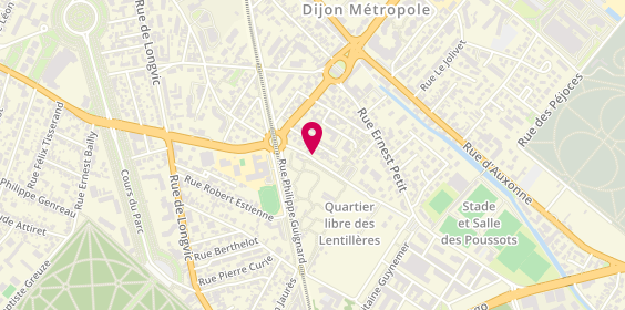 Plan de THEVENET Besançon Gilles, 15 Rue Am Pierre, 21000 Dijon