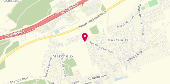 Plan de Franche Comté Menuiserie, Rue de la Comtesse, 25640 Marchaux-Chaudefontaine